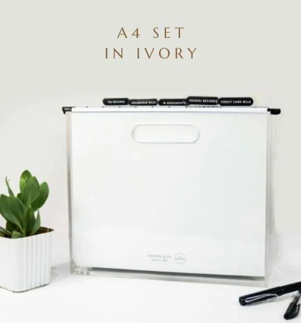 GIFT SET WALL STREET Minimalist File Organizing Set