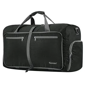 Gonex 80L Packable Travel Duffle Bag, Large Lightweight Luggage Duffel (Gray)