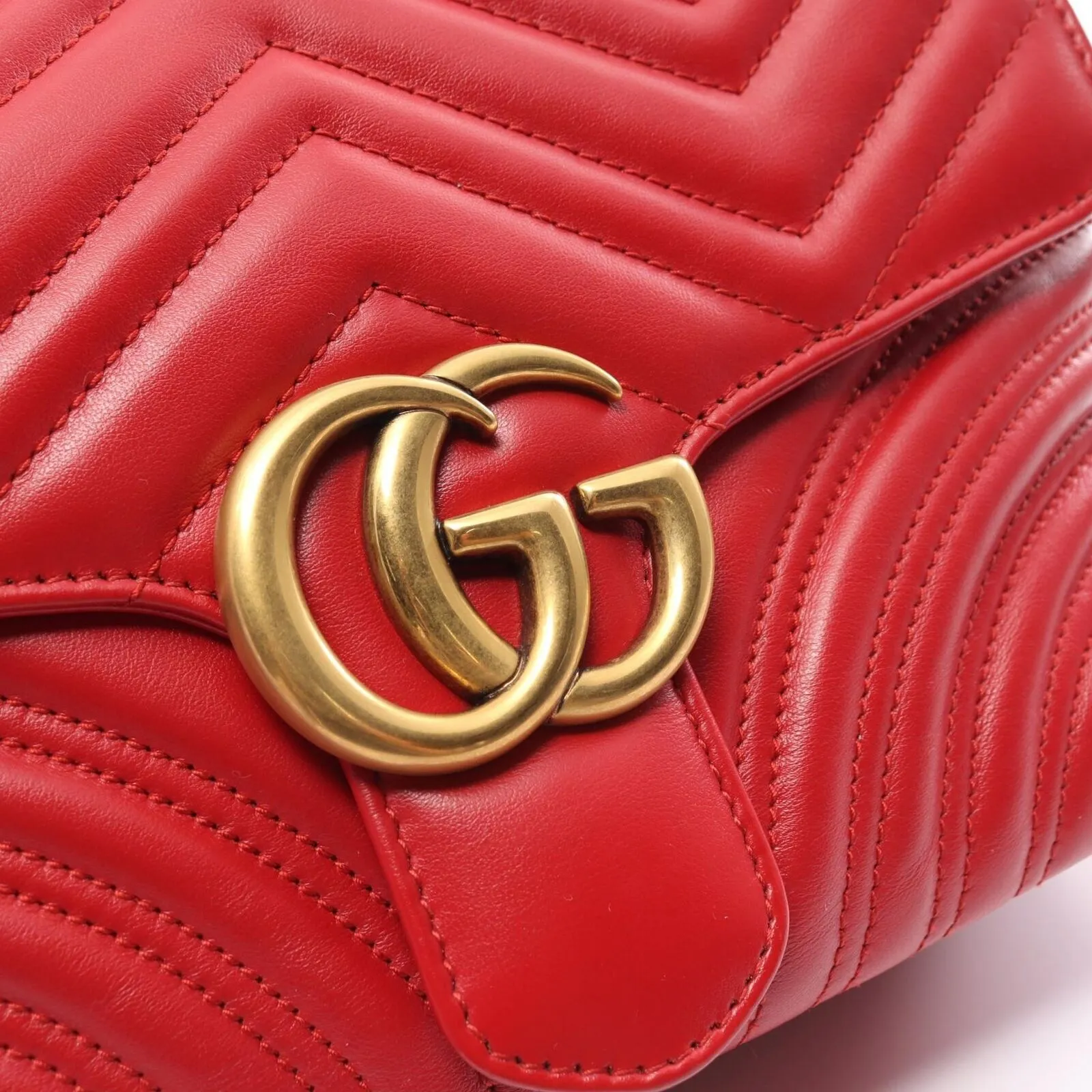 Gucci Gg Marmont Top Handle Hand