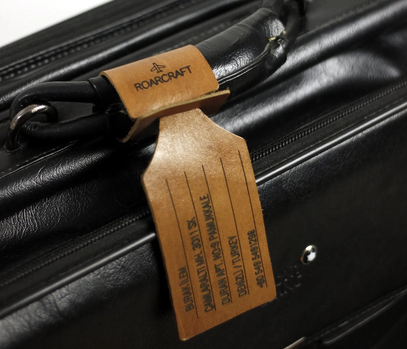 Leather Travel Tag - Personalized