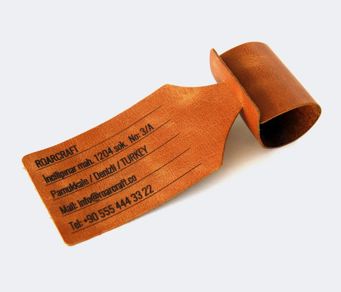 Leather Travel Tag - Personalized