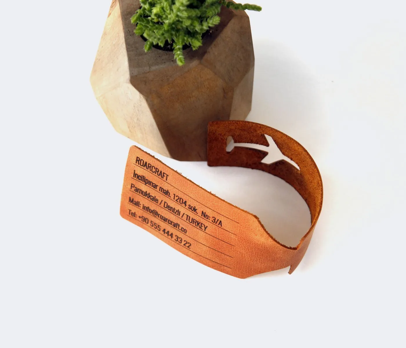 Leather Travel Tag - Personalized