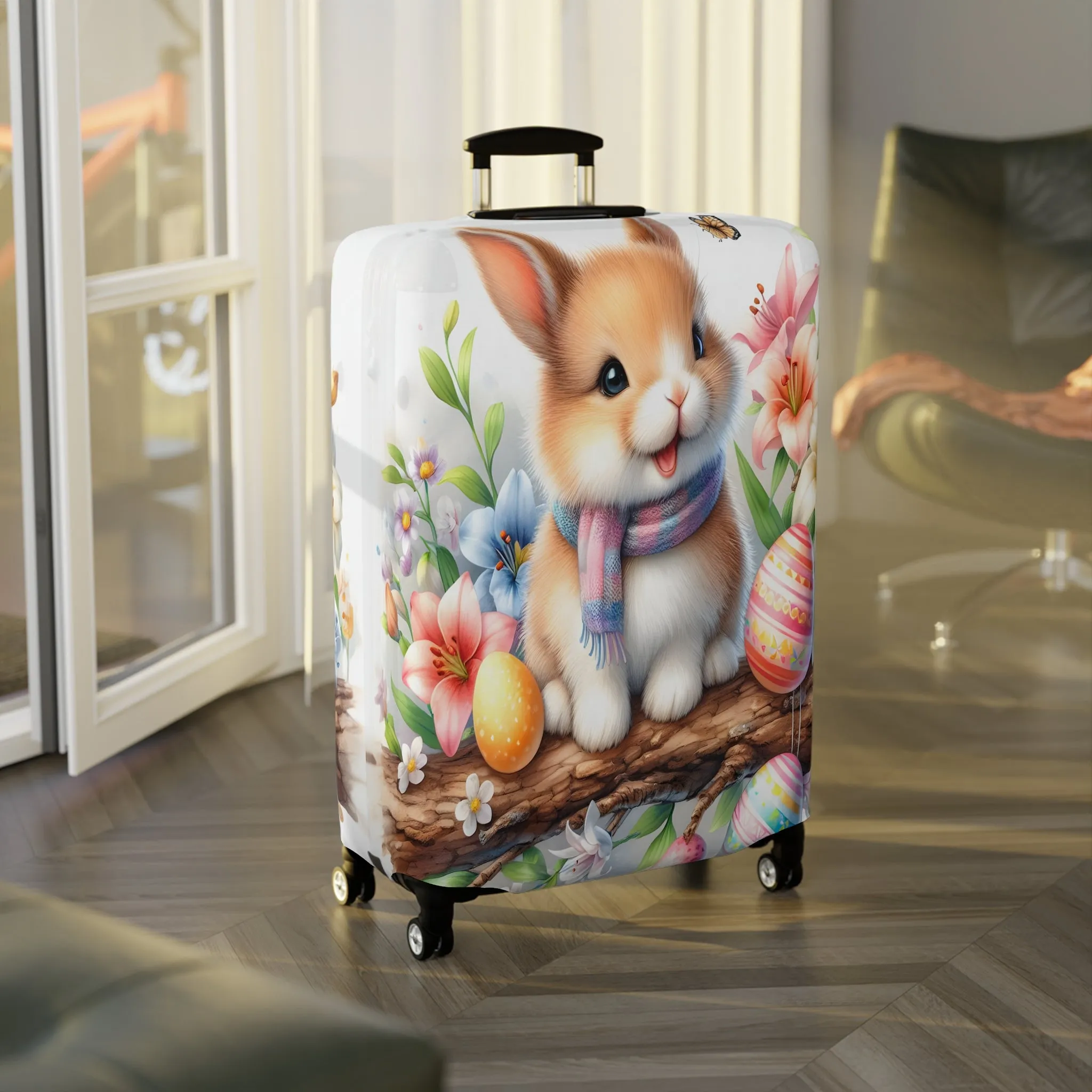Luggage Cover, Easter, Rabbit, awd-1623