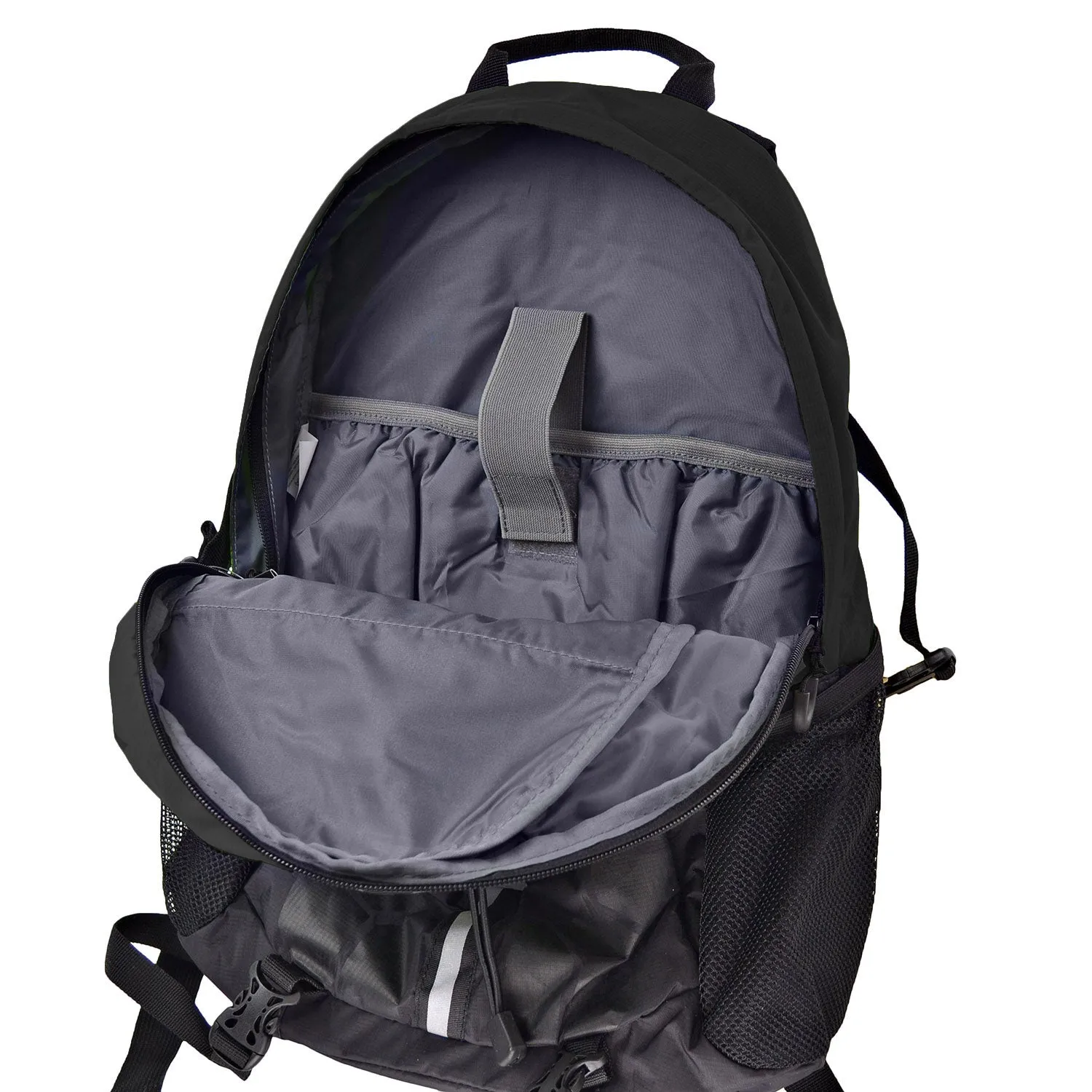RunFlyte Hyp-Tec Unisex Hiking Backpack -Massaging-Comfortable- Black